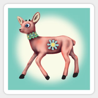 Xmas Reindeer Sticker